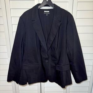 Lane Bryant Modernist Collection Blazer – Black, Size 28